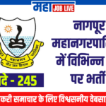 Nagpur : नागपूर महानगरपालिका  में विभिन्न पदों पर भर्ती  Nagpur Municipal Corporation Recruitment for various posts. 