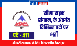 BRO : सीमा सड़क संगठन, के अंतर्गत विभिन्न पदों पर भर्ती BRO : Recruitment in Border Roads Organisation